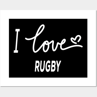 I Love Rugby Posters and Art